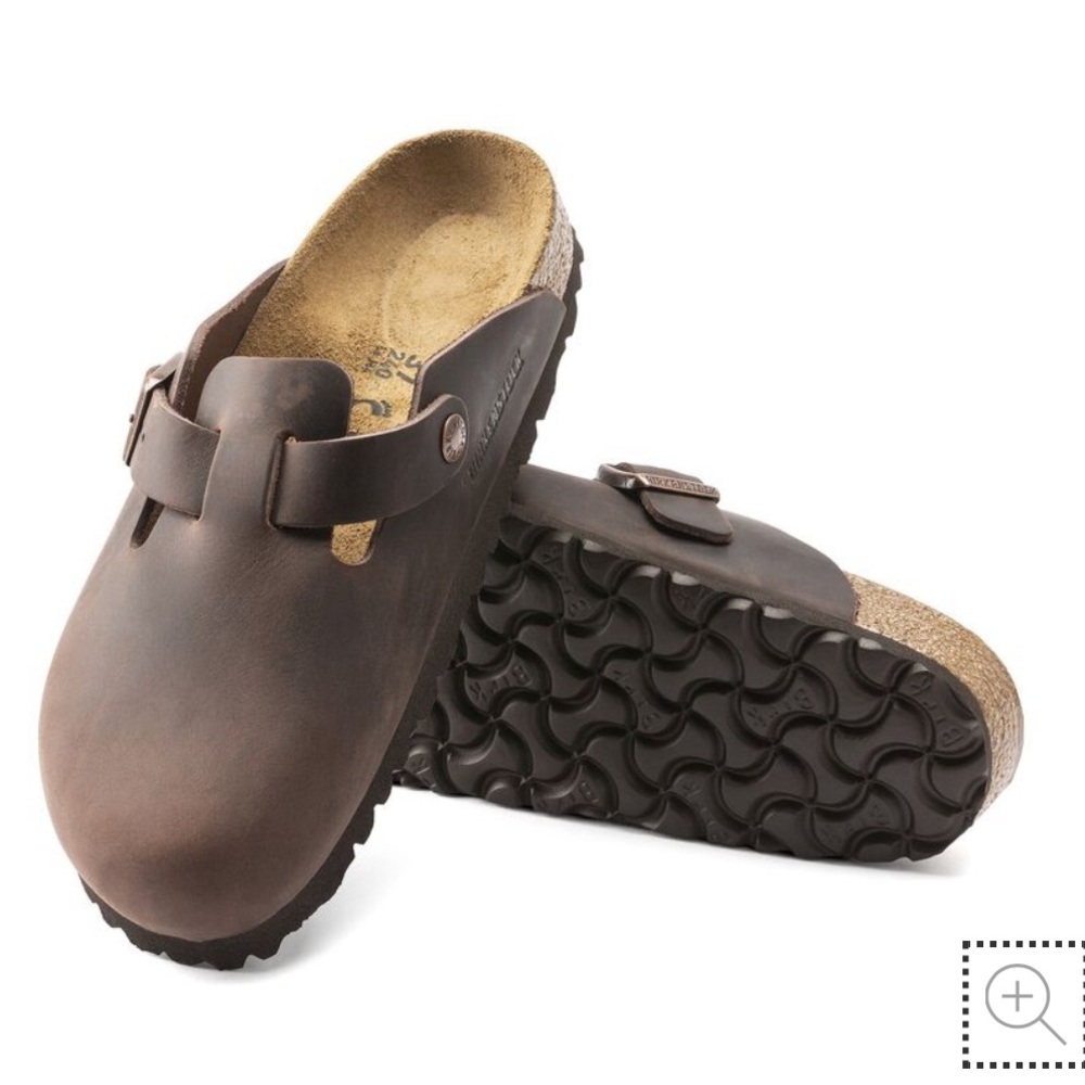 LIKE New! Birkenstock Boston, Oiled Leather Size 37